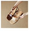 Chic Comfort: PU Leather Open Toe Sandals for Effortless Style