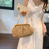 Haute Damsel Trendy Straw Weave Shoulder Bag – Embrace Summer in Style