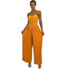 Effortless Summer Style: Solid Pleated Wide Leg Jumpsuit | Haute Damsel