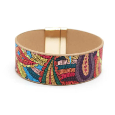 Ethnic Wrap Leather Bracelet - Haute Damsel