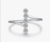 Genuine 925 Sterling Silver Diamond Rings | Haute Damsel