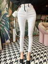 2024 Korean Fashion High Waist Jeans - Elastic Side Buckle Design