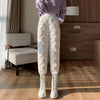 Effortless Fall Style: Autumn Cotton Trousers by Haute Damsel