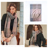 Signature Warmth Plaid Wool Scarf by Haute Damsel - Transitional Style for Winter to Spring