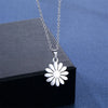 316L Stainless Steel New Fashion Jewelry Elegant Daisy Flowers Charm Chain Choker Necklaces Earrings Set Pendants For Women