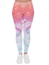 Ombre Mandala Yoga Leggings by Haute Damsel – Comfort Fit for Active Lifestyles