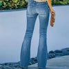 2024 Low Waist Flare Jeans - Comfortable Elastic Boyfriend Style