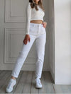 Timeless Elegance: High Waist Straight Jeans for Effortless Chic