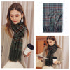 Signature Warmth Plaid Wool Scarf by Haute Damsel - Transitional Style for Winter to Spring