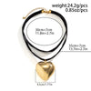 Love Heart Pendant Choker - Exaggerated Oversized by Haute Damsel