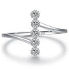 Genuine 925 Sterling Silver Diamond Rings | Haute Damsel