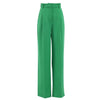 Green High Waist Wide Leg Pants bY Haute Damsel