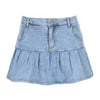 Denim Delight: Ruffled Denim Skirt - Haute Damsel