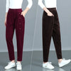 Casual Elegance: Corduroy Straight Pants by Haute Damsel