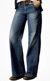 Denim women's pants - New arrival summer retro fashion