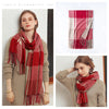 Signature Warmth Plaid Wool Scarf by Haute Damsel - Transitional Style for Winter to Spring