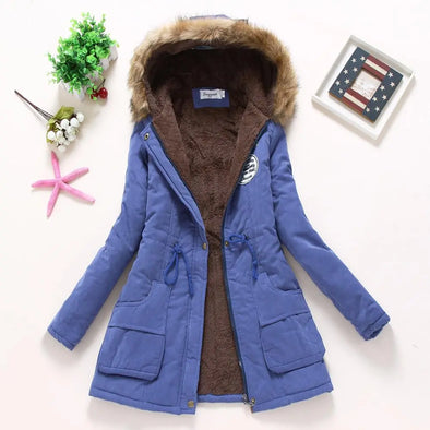 Casual Solid Long Parka - Effortless Warmth and Style by Haute Damsel