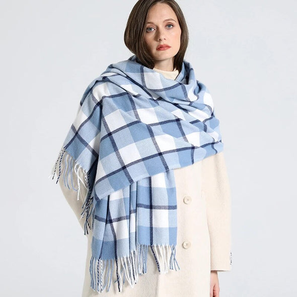 Haute Damsel Plaid Scarf - Versatile Soft Winter & Spring Accessory