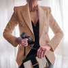 Elegant Solid Blazer - Timeless Sophistication by Haute Damsel