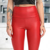 Sleek and Chic: PU Leather Leggings - Haute Damsel