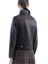 Faux PU Leather Jacket - Edgy Sophistication by Haute Damsel