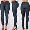  High Waist Cotton Denim Jeans - European & American Style 