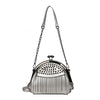 Haute Damsel Leather Fringe Evening Bag – Unleash Glamour with Every Swing