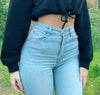 Vintage Streetwear High Waist Skinny Jeans