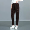 Casual Elegance: Corduroy Straight Pants by Haute Damsel