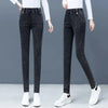 High Waist Retro Skinny Jeans - Stretch Denim Cowboy Trousers