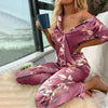 Casual Satin Pajamas - Effortless Comfort and Style with Haute Damsel's Nightwear