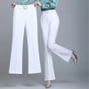 Chic Office Sophistication: Elegant Office Flare Pants by Haute Damsel