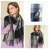 Signature Warmth Plaid Wool Scarf by Haute Damsel - Transitional Style for Winter to Spring