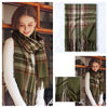 Signature Warmth Plaid Wool Scarf by Haute Damsel - Transitional Style for Winter to Spring