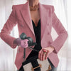 Elegant Solid Blazer - Timeless Sophistication by Haute Damsel