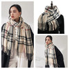 Signature Warmth Plaid Wool Scarf by Haute Damsel - Transitional Style for Winter to Spring