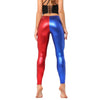 Shine Bright: Colorful Metallic Leggings - Haute Damsel