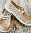 Women's Canvas Summer Shoes - Comfortable Flat Loafers