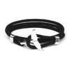 Whale Tail Anchor Multilayer Bracelet - Haute Damsel