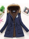 Casual Solid Long Parka - Effortless Warmth and Style by Haute Damsel