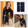 Signature Warmth Plaid Wool Scarf by Haute Damsel - Transitional Style for Winter to Spring