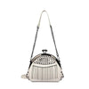 Haute Damsel Leather Fringe Evening Bag – Unleash Glamour with Every Swing