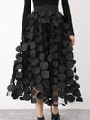 Haute Damsel Fashion Design Black Tulle Long Skirt - 2024 Fashion 