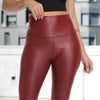 Sleek and Chic: PU Leather Leggings - Haute Damsel