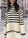 Striped Print Sweater - Classic Stripes, Timeless Style by Haute Damsel