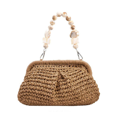 Haute Damsel Trendy Straw Weave Shoulder Bag – Embrace Summer in Style