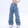 Time Travel in Style: Retro Loose Baggy Jeans for the Free Spirit