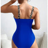 One Piece Swimsuit - Closed Push Up Swimwear for Women