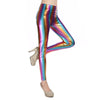 Shine Bright: Colorful Metallic Leggings - Haute Damsel