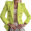 Elegant Solid Blazer - Timeless Sophistication by Haute Damsel